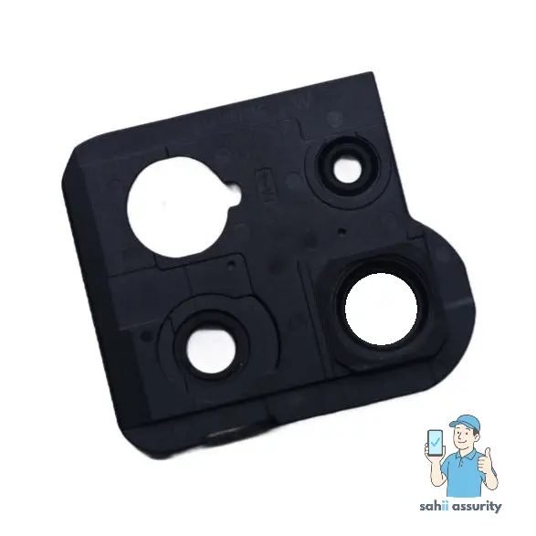 Camera Lens Glass with Frame for OPPO Reno 8 5G Black thumbnail